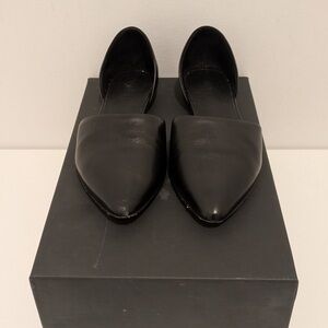 VinceNina Black Pointed Flats